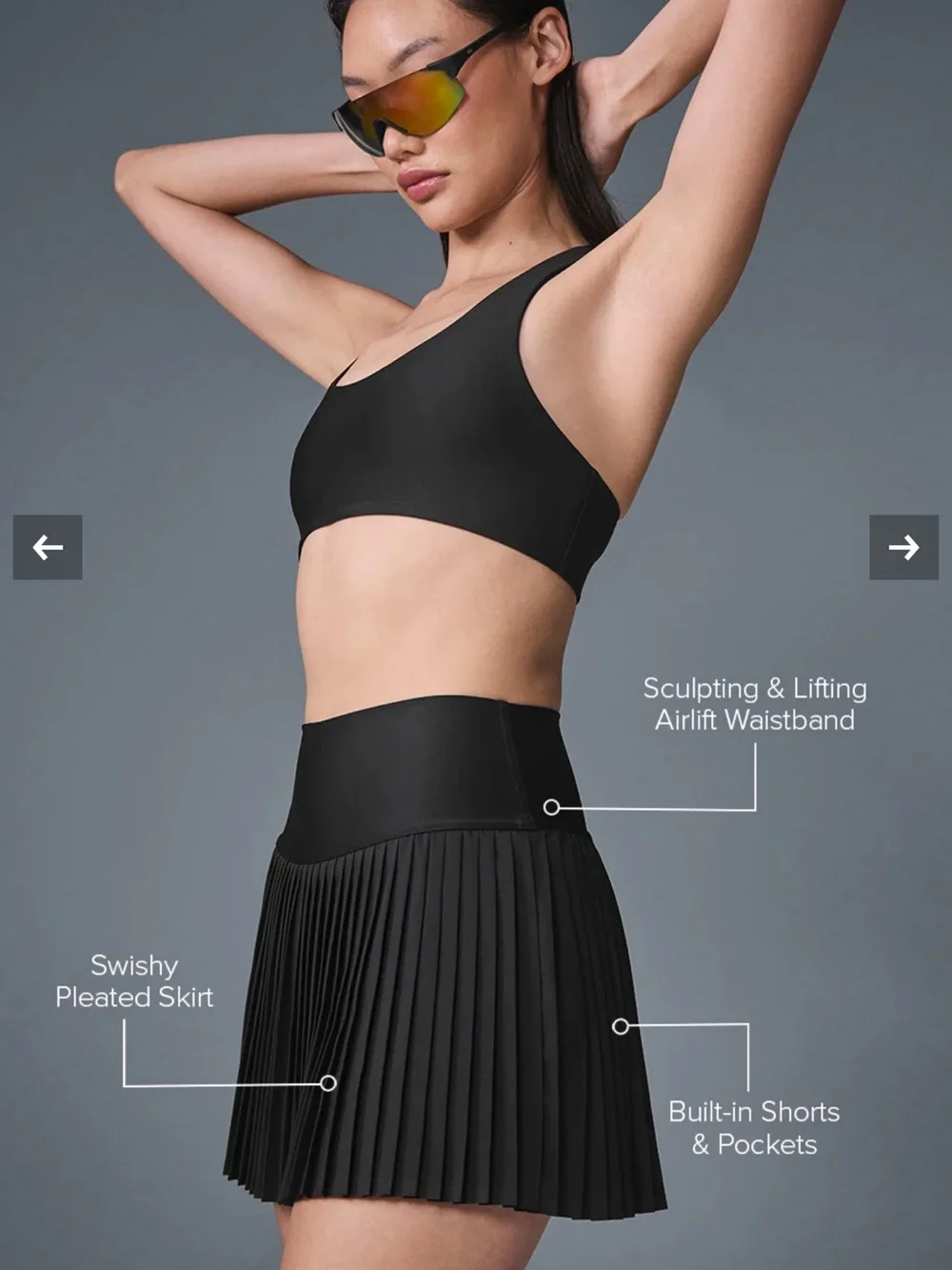 Alo Grand Slam Tennis Skirt